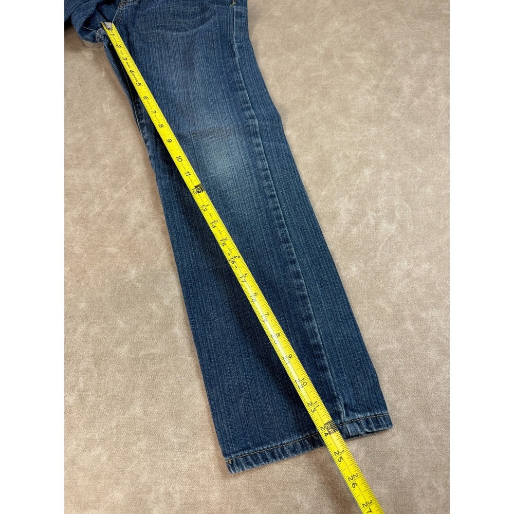 Lucky Brand Womens Billy Straight Low Rise 5-Pocket Zip Fly Blue Denim Jeans 10 - Picture 8 of 8